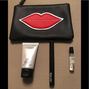 MAC leather lipstick bag... darling! W 3 new Prod